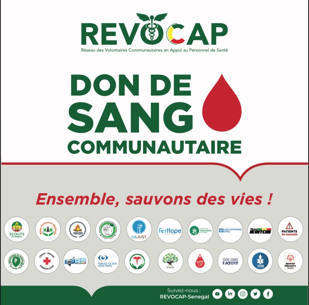 Sauver des vies par la générosité : Le Don de Sang Communautaire avec le REVOCAP