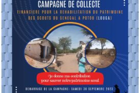 Restauration du Patrimoine Scout à Potou : Joignez-vous à notre Campagne de Collecte de Fonds